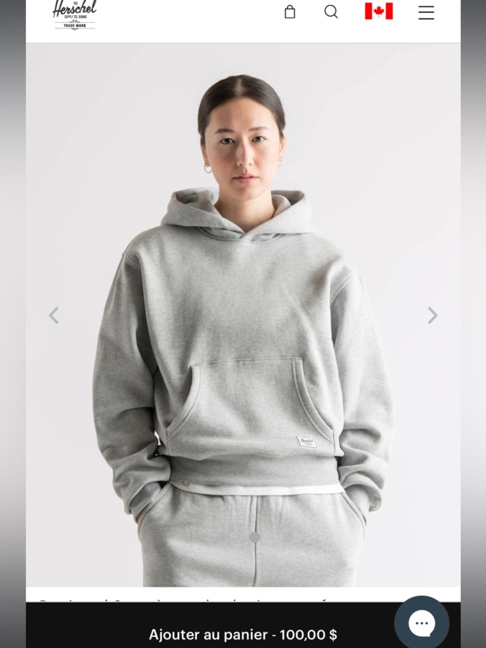 Hershel hoodies XS